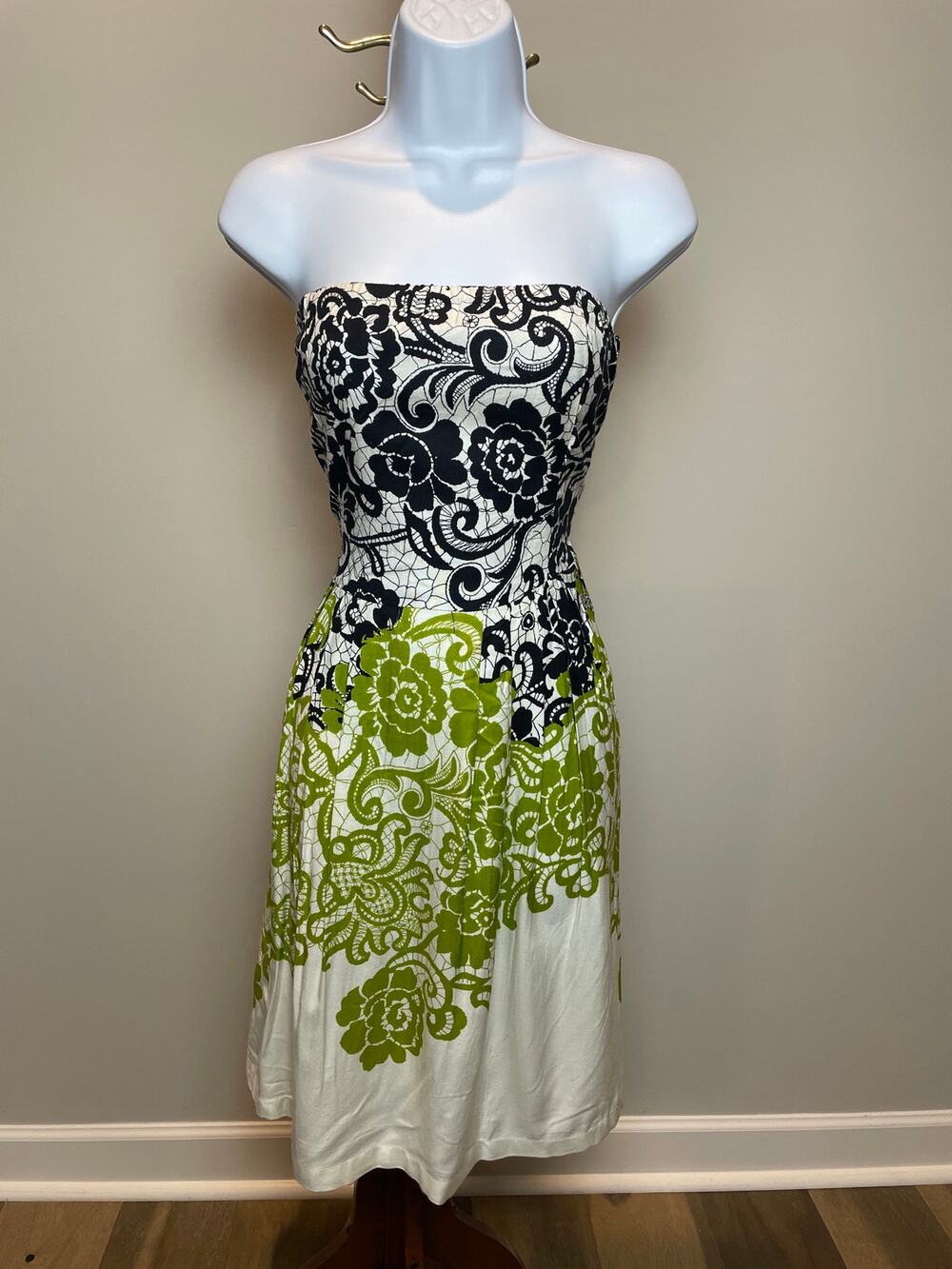 Lucky & Coco Strapless Boho Rayon Dress Womens Size M New With Tag